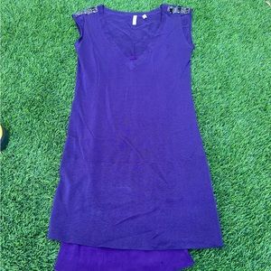 IISLI Purple Sparkle Top Size P